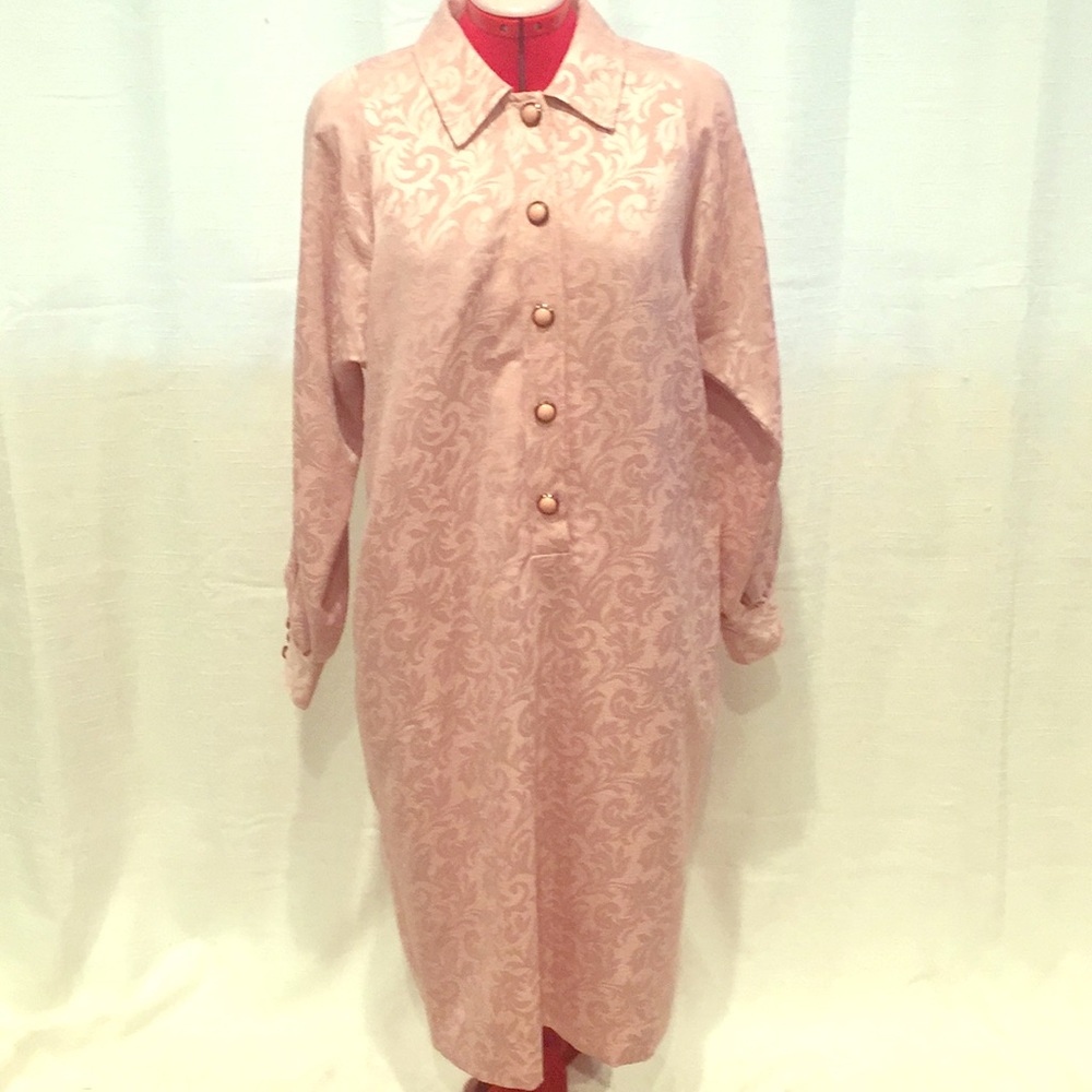 Brownstone Studio collard pink dress vintage
